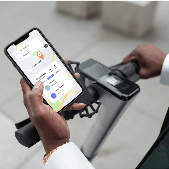 Suivi itinéraire et livraison sur smartphone